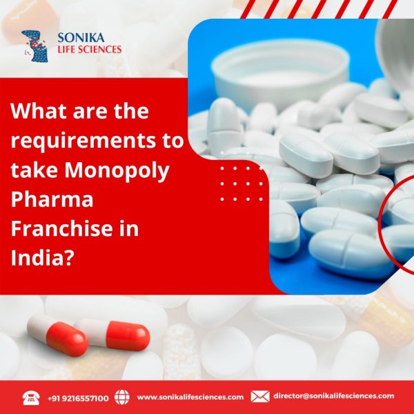 What are the requirements to take Monopoly Pharma Franchise in India?